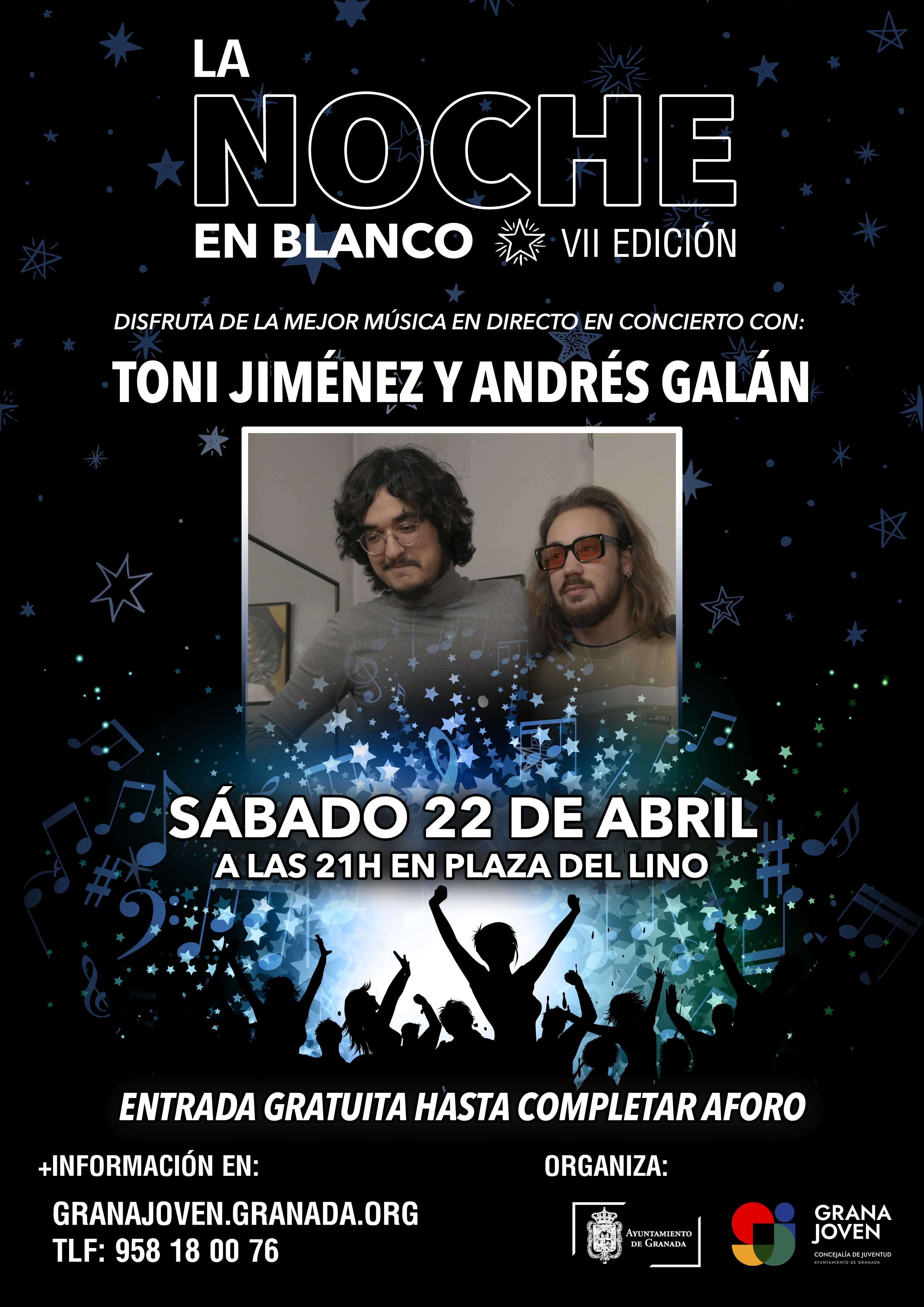  Concierto de Toni Jimenez y Andrs Galn. VII edicin de la Noche en Blanco